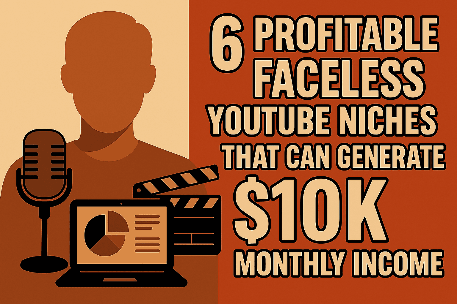 6 Profitable Faceless YouTube Niches That Can Generate $10K Monthly Income