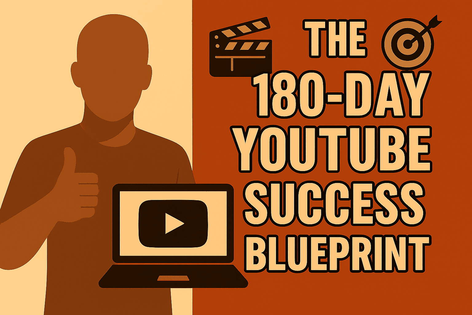 The 180-Day YouTube Success Blueprint: A Step-by-Step Guide to Building a Profitable Channel